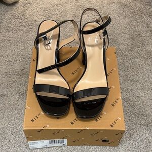 Mix No. 6 Black Heel “sundra sandal”